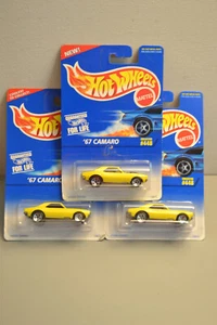 HOT WHEELS '67 CAMARO COLLECTOR #448 LOT OF (3) - Picture 1 of 1