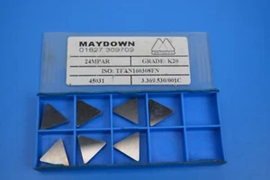 Insertos Maydown TFAN160308FN x 7 Grado K20 TFAN 16 03 08 FN - Imagen 1 de 3