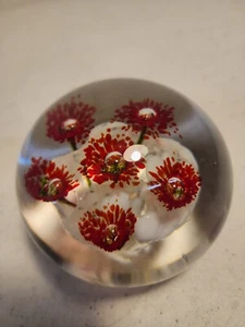 Vintage Hand Blown Art Glass 3.5" Paperweight - Picture 1 of 4