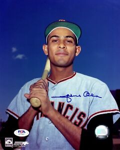Jesus Alou autographed signed MLB San Francisco Giants 8x10 photo PSA COA