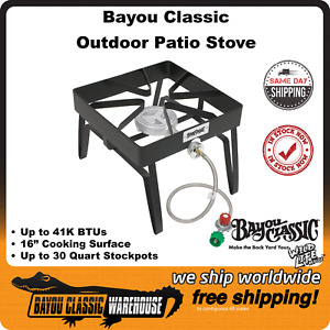 Bayou Classic SQ14 Outdoor Patio Stove Propane Camping Gas Cooker Ships in USA