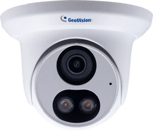 Geovision GV-EBFC5800 Eyeball Dome Camera 5MP 2.8mm WDR Pro IR AI Warm LED - Picture 1 of 3