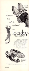 Foot Joy Shoes Ben Hogan Golf Field & Flint Brockton 68 MA Vintage Print Ad 1954 - Picture 1 of 4