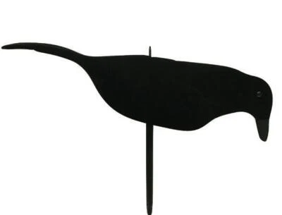 A1 DECOY Neopren Krähenköder Schießen/Jagen mit Bodenpfahl 6 oder 12