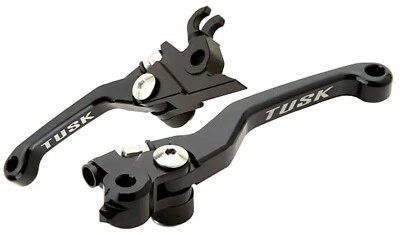 Juego de palancas plegables Tusk negro KTM 125 SX 150 SX XC 200 XC-W 450 SX-F VER AÑOS Foto 1 de 4