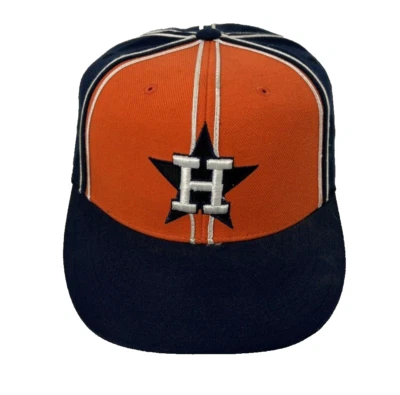 Vintage 90s American Needle Houston Astros Wool Blend Fitted Hat Cap Size 7 1/4 - Image 1 of 4