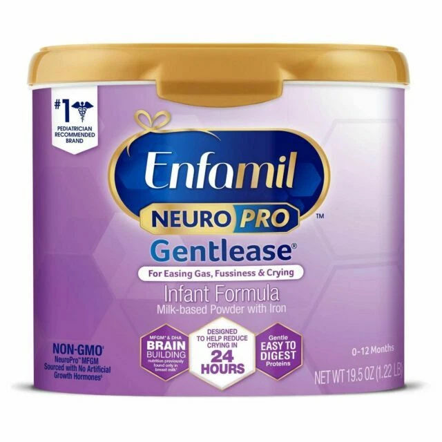 Enfamil B07BXH5F3X NeuroPro Gentlease Infant Formula 20 Oz