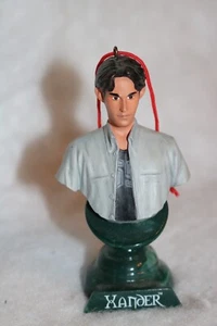 BUFFY THE VAMPIRE SLAYER Xander Mini Bust Ornament 2000 Figure Christmas Moore - Picture 1 of 9