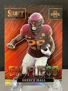 2022 Select Draft Picks Breece Hall En Fuego Prizm #EN-HA- NM-MT/MT - Picture 1 of 2