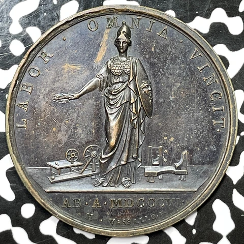 1806 France Genoa Uniface Cliche Medal Lot#JM5780 39mm Bramsen-599 Cover