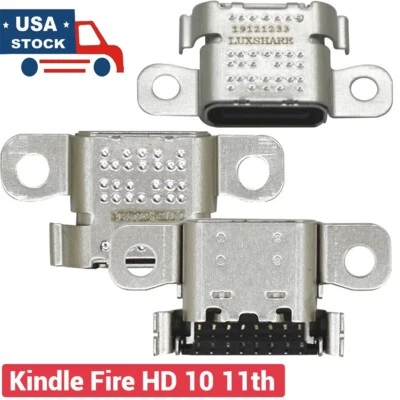 USB Charging Port Dock Replace For Amazon Kindle Fire HD 10 11th Gen 2021 T76N2B - Image 1 of 4
