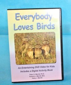 Everybody Loves Birds DVD Entertaining DVD Video for Kids w/Digital Activity Boo - Imagen 1 de 3