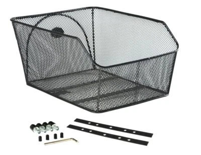 Fahrradkorb Schultaschenkorb Gepäckträgerkorb hinten 440 x 320 x 200 mm Metall - Bild 1 von 4