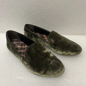 Birdies The Starling Velvet Loafers Flats Shoes Womens 9 Slip On Emerald Green - Picture 1 of 10