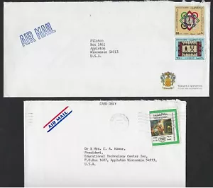 COLECCIÓN DE 18 CUBIERTAS DE CORREO AÉREO COMERCIAL KUWAIT AÑOS 80 DIFF - Imagen 1 de 9