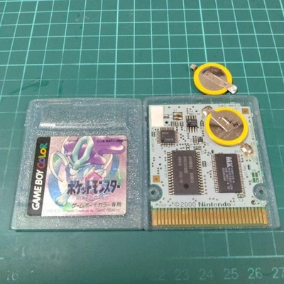 Pokémon Crystal Version Nintendo GameBoy Color battery replacement From Japan - Image 1 of 4