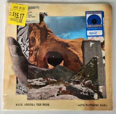 Walk Around The Moon - Dave Matthews Band - Translucent Blue Vinyl LP-New/Sealed - Image 1 of 2