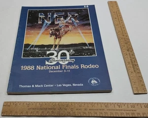 1988 - NATIONAL FINALS RODEO - all around cowboy Lewis Feild on cover - As Is - Picture 1 of 9