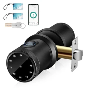 Smart Lock Fingerprint Door Lock Keyless Entry Door Lock Bedroom Door Knobs w... - Picture 1 of 7