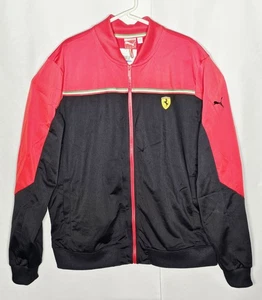 ** Herren Puma Scuderia Ferrari X Logo Print (Full Zip) Trainingsjacke - Größe S, L, XL - Bild 1 von 11
