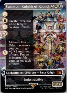 Summon: Knights of Round (Borderless) M FINAL FANTASY 359 NM - Picture 1 of 2