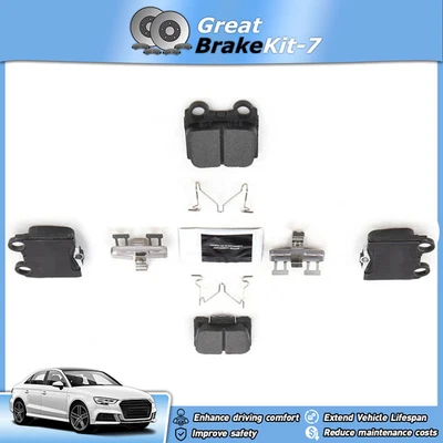Rear Ceramic Brake Pads w/ Hardware for 1998 1999 2000 Lexus GS400 4.0L - Image 1 of 3