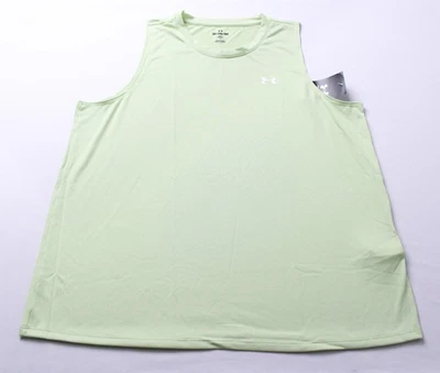 Under Armour Women’s Tech Tank Top AP2 Retro Green/ White Size: 2XL NWT - Image 1 of 4