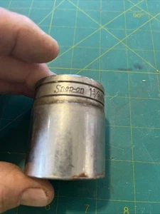 De colección Snap-on subrayado SW441 1/2" unidad 12 puntos SAE 1-3/8" enchufe poco profundo EE. UU. - Imagen 1 de 6