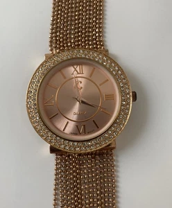 Encantador Reloj Charlie Oro Rosa Batería Nueva - Imagen 1 de 5