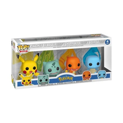 Funko Pop Games Pokemon Pikachu / Bulbasaur / Charmander / Squirtle New In Box