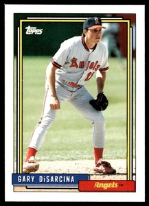 1992 Topps Traded Gary DiSarcina California Angels #28T - Picture 1 of 2