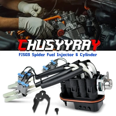 Inyector de combustible FJ503 Spider 6 cilindros para motor GMC Savana 2500 96-2004 4,3 L V6 Foto 1 de 4