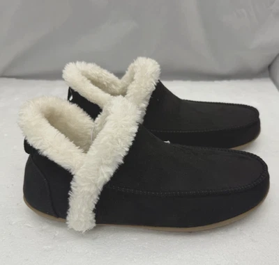 SONOMA Mabell Negro Imitación Piel Botines Zapatillas Suela Dura Mujer Mediano M 7/8 Foto 1 de 4