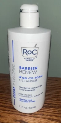 Limpiador facial en gel a espuma RoC Barrier Renew - 12 oz Foto 1 de 2