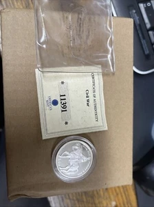 American Mint Silver Proof $10 Civil War Slabbed Robert E. Lee on Horse COA - Picture 1 of 6