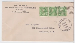 TurtlesTradingPost- San Francisco, CA 1938- Architects & Engineers Corner Card - Picture 1 of 1