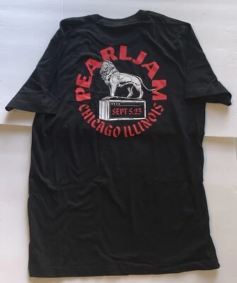 Pearl Jam Chicago T-shirt large 2023 concert tour 9/5 new - Image 1 of 4