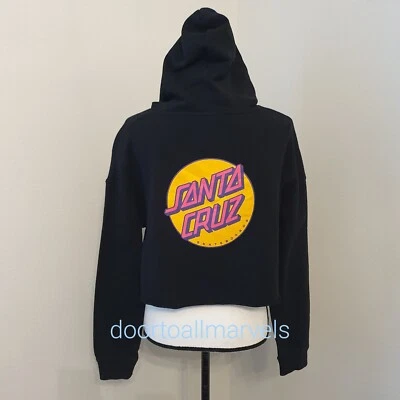 Sudadera con Capucha Recortada Patinadora Santa Cruz Original Pullover Mujer Talla Mediana? Foto 1 de 4