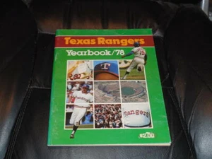 1978 TEXAS RANGERS OFFICIAL BASEBALL YEARBOOK EX - Picture 1 of 1