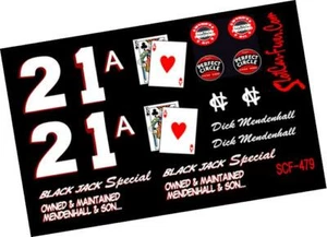 CD-479 #21A Dick Mendenhall DECALS - Picture 1 of 1