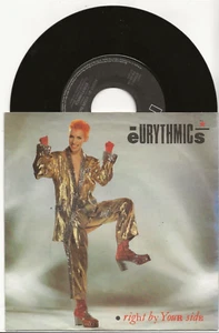 EURYTHMICS RIGHT BY YOUR SIDE (2 VERSIONS) RARE 1983 SINGLE FROM HOLLAND - Picture 1 of 2