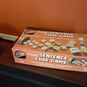 Vintage SCRABBLE SENTENCE CUBE GAME, Selchow & Righter, 1971 - Picture 1 of 3