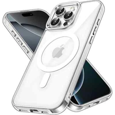 MagSafe Case with Full Camera Lens Cover For iPhone 14,15,16 Plus/Pro/Pro Max US - Image 1 of 4