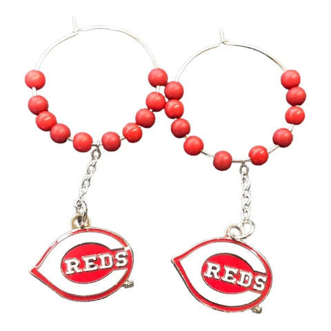 MLB Hoop Dangle Earrings Cover