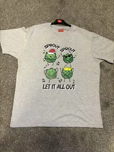 Christmas T - Sprout Sprout Let It All Out. Small / Medium - Picture 1 of 5