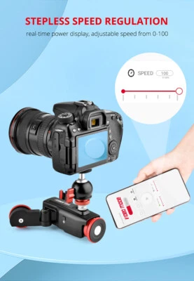 Motorized Camera Slider Automatic Video Dolly Car System Autodolly For Phone  - Image 1 of 4