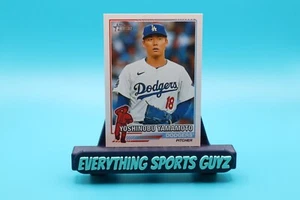 2025 Topps Heritage - #76R-23 Yoshinobu Yamamoto 1976 Redesigned - Picture 1 of 2