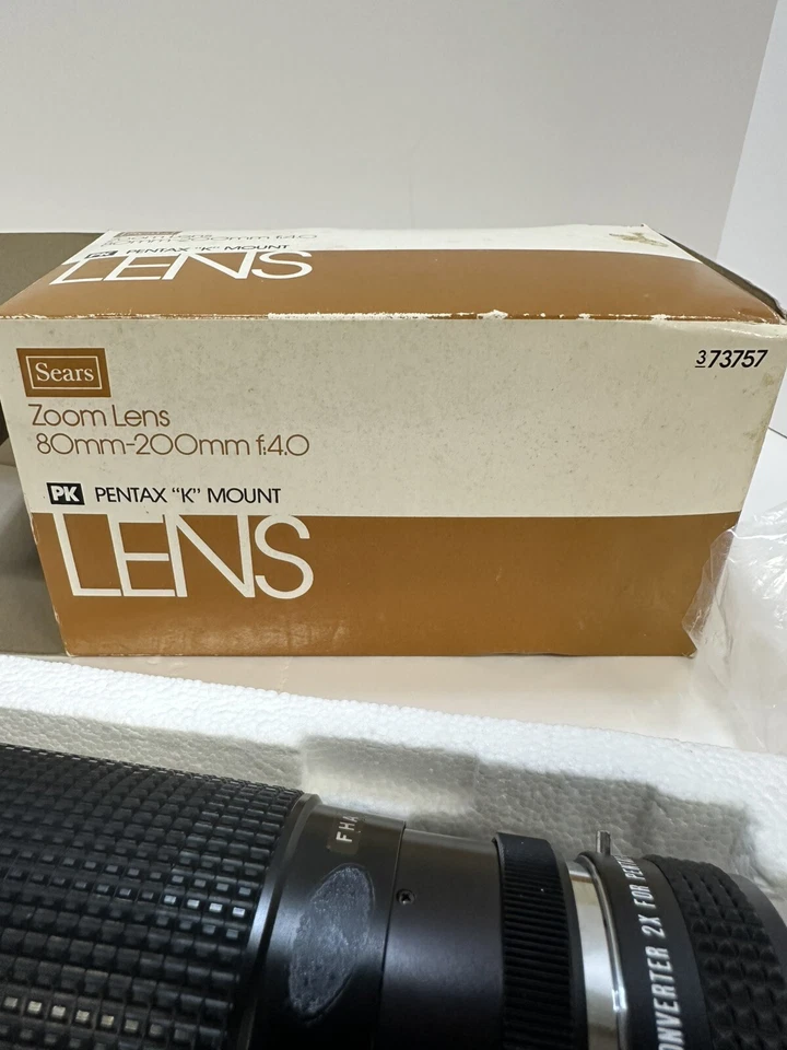 Sears Zoom Lens 80mm-200mm f:40 Pentax “K” Mount Lens 373757 - Image 1 of 4