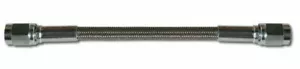 -3AN Straight Swivel Stainless Steel Braided Brake Line Hose 54" Length - Bild 1 von 1