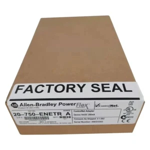 New Factory Sealed AB 20-750-ENETR SER A PowerFlex 750 2-P ENet/IP Module - Picture 1 of 4